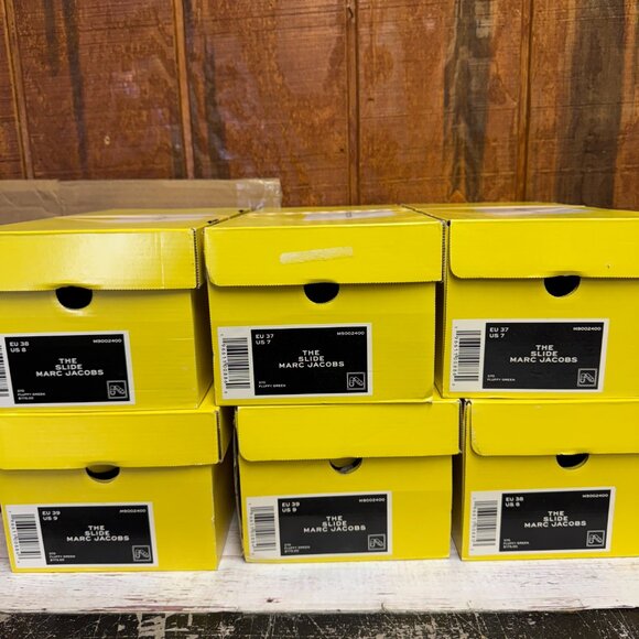 Marc Jacobs The Teddy Slide – Fluffy Green - Picture 5 of 9